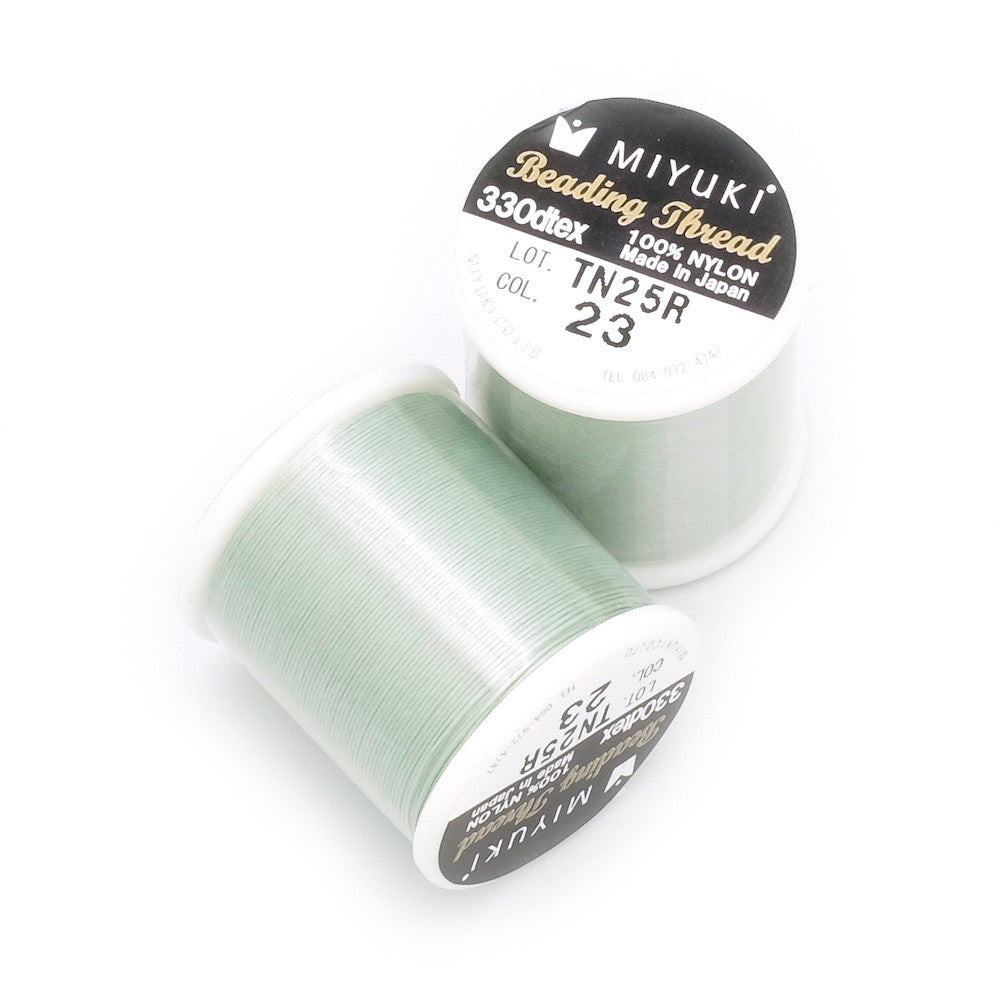 Bobine de 50 mètres de fil nylon Miyuki Beading thread 0,25mm Caribbean N°23 