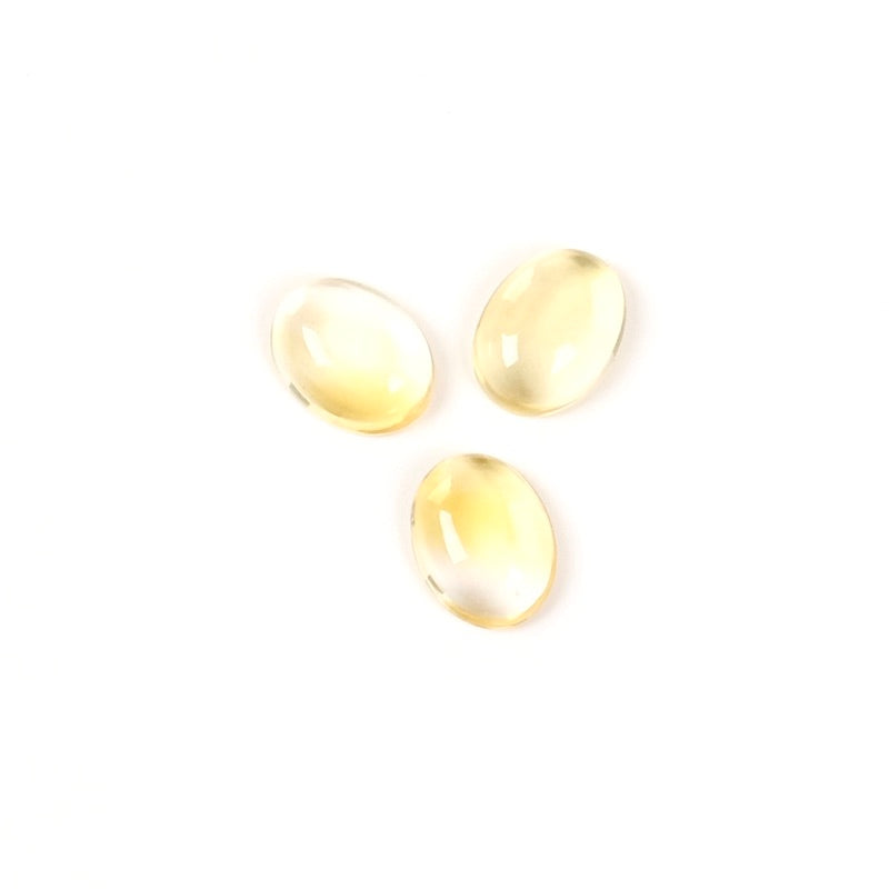 Cabochon pierre naturelle Ovale 6 x 8mm Citrine