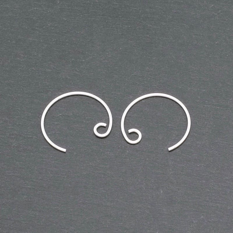 Une paire de Boucles d&#39;oreilles rondes en Argent 925