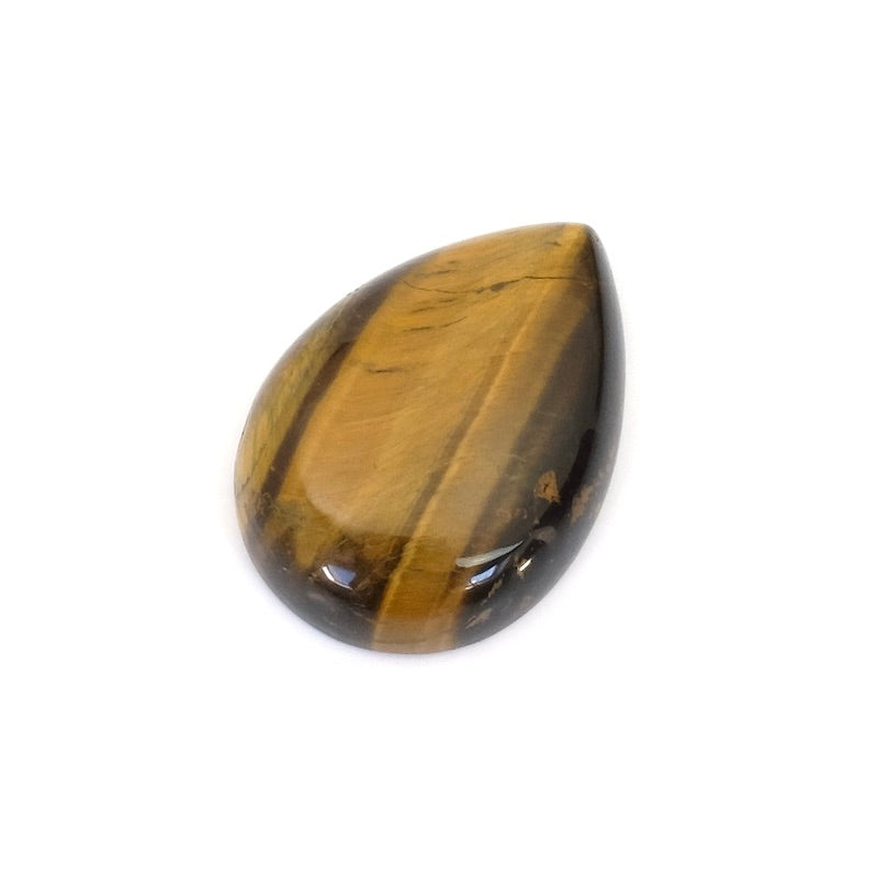 Cabochon pierre naturelle Goutte 25 x 18mm Oeil de tigre