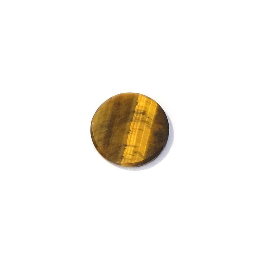 Cabochon pierre naturelle plat 12mm Oeil de tigre