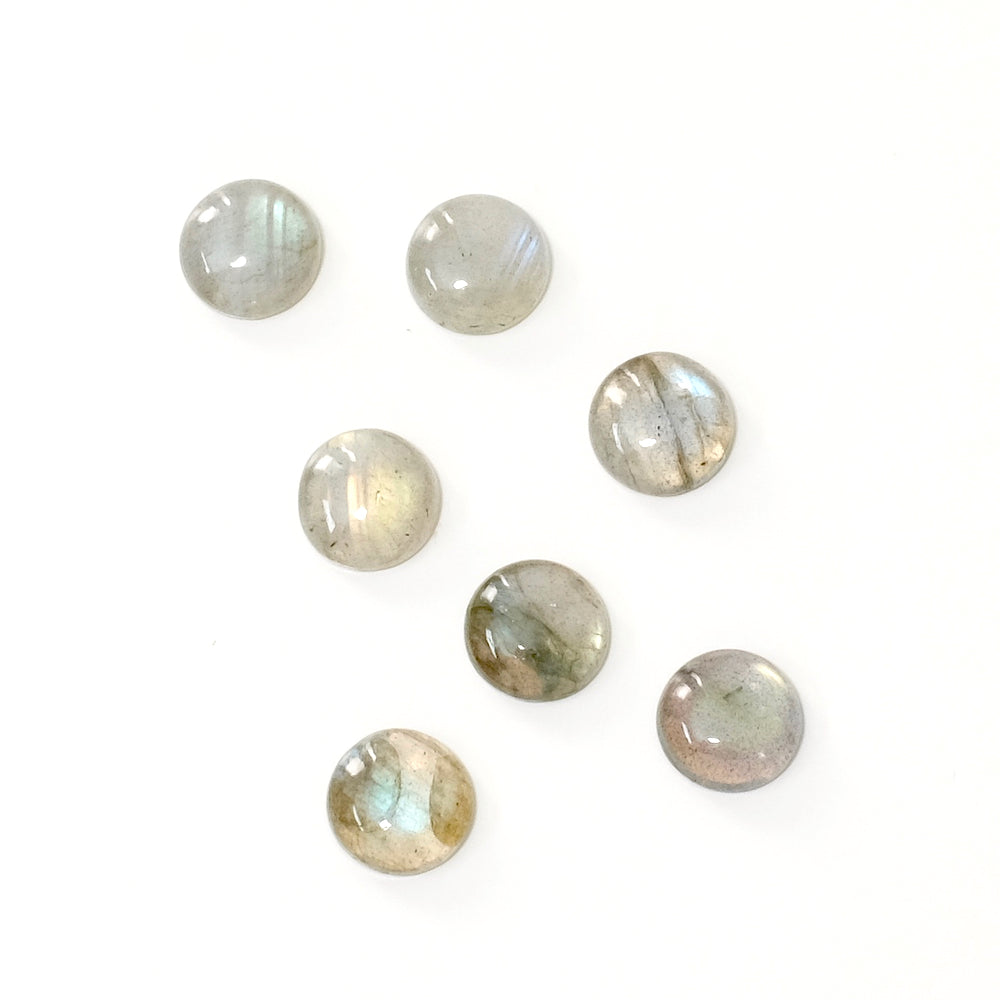 Cabochon pierre naturelle 8mm Labradorite